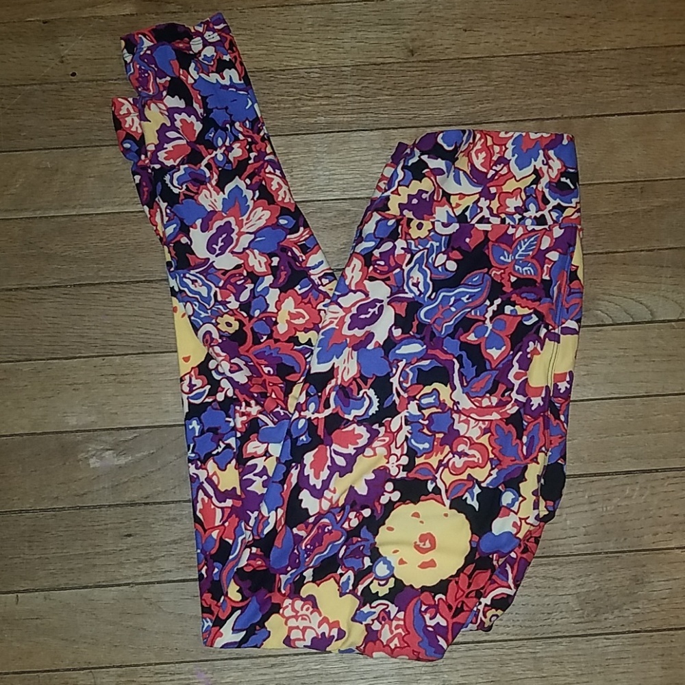LuLaRoe women's leggings OS EUC